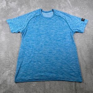 Lululemon‎ Metal Vent Tech Surge Shirt Mens XL Heather BlueShort Sleeve Wailea